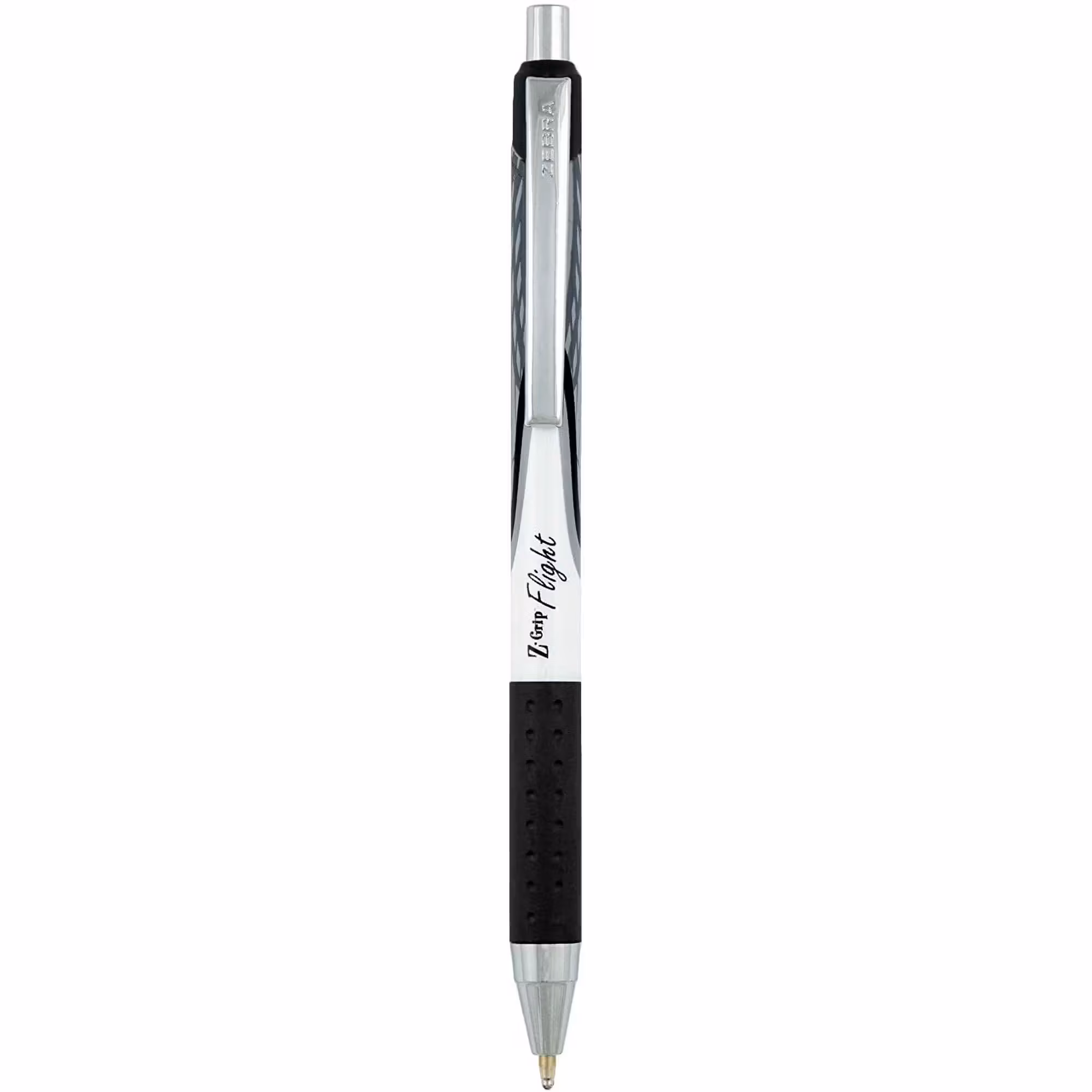 Zebra Z-Grip Flight retractable ballpoint pens with assorted ink colors, 10-count pack